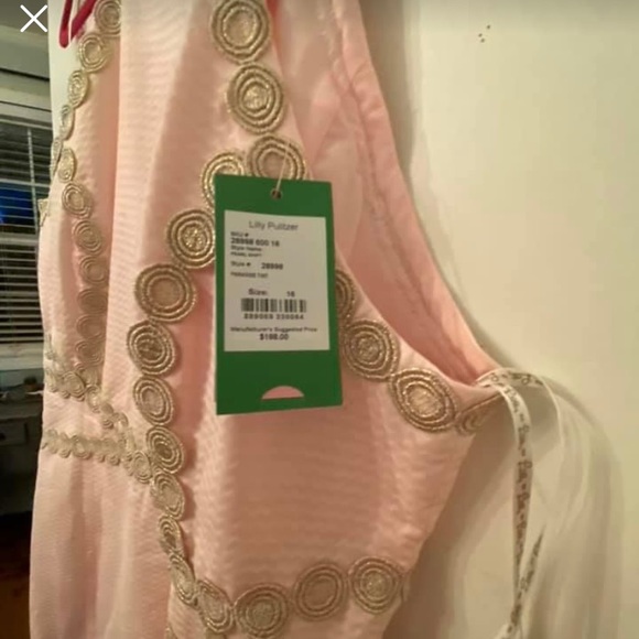 Lilly Pulitzer Pearl Shift Dress Paradise tint - Picture 2 of 3